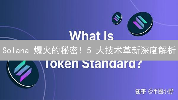 Solana 爆火的秘密！5 大技术革新深度解析